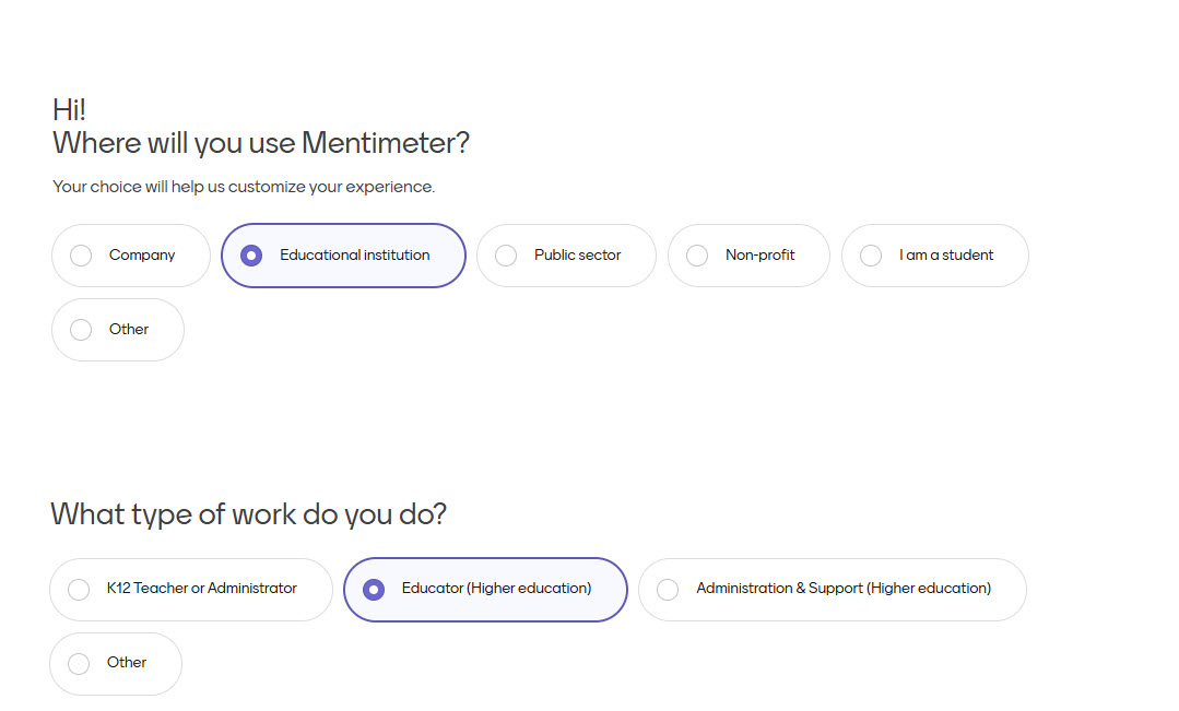選擇您的使用角色